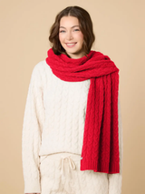 Cozy Cable Knit Scarf