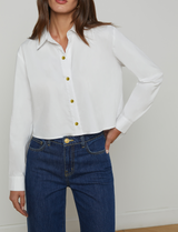 COSETTE CROP HI LOW SHIRT