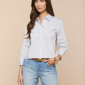 Fawn Scarf Button Down Shirt