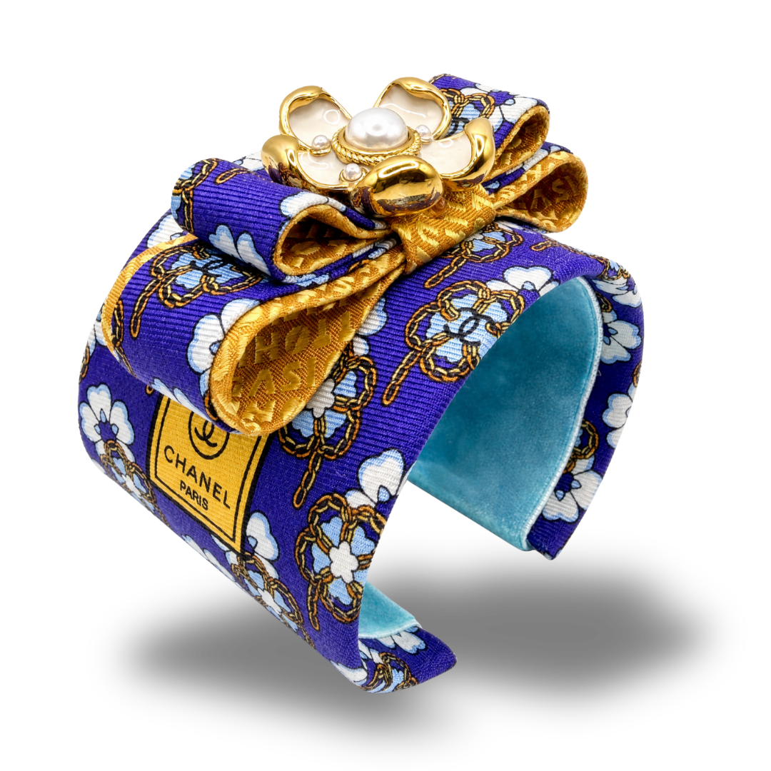 Chanel Camellia Cuff Bracelet