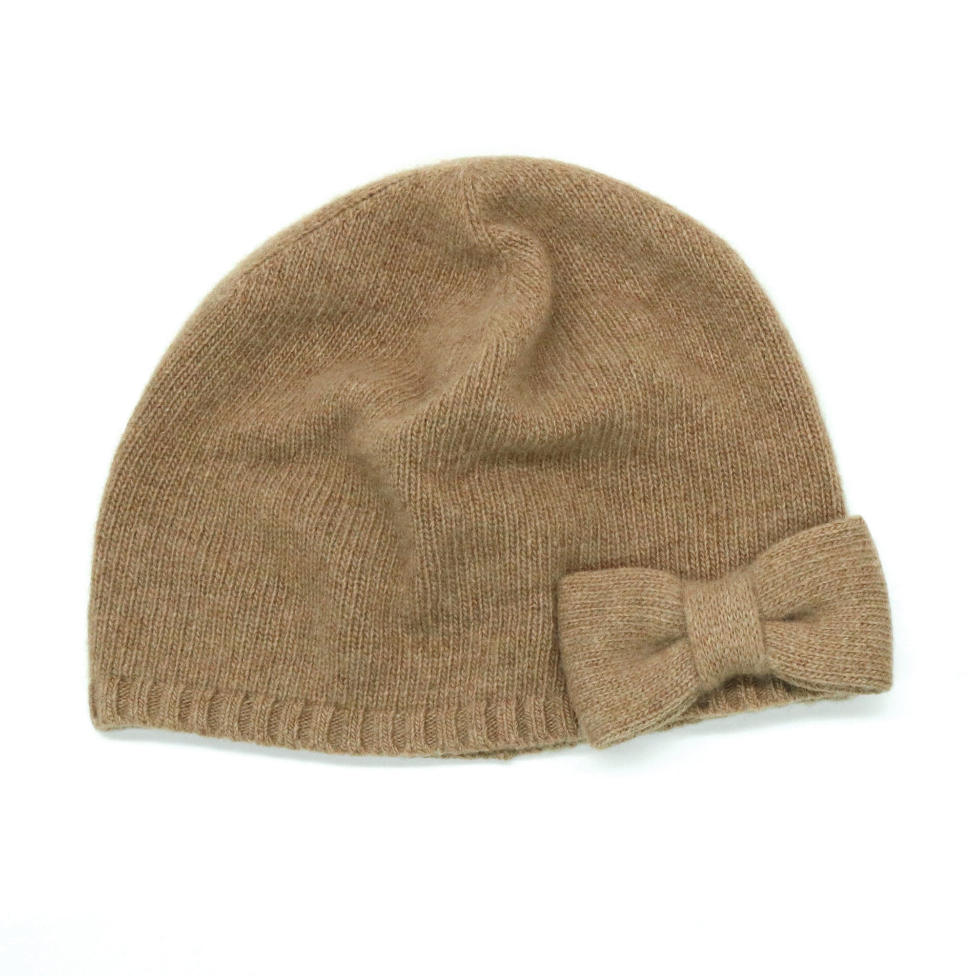 Cashmere Beanie - Bow