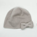 Cashmere Beanie - Bow