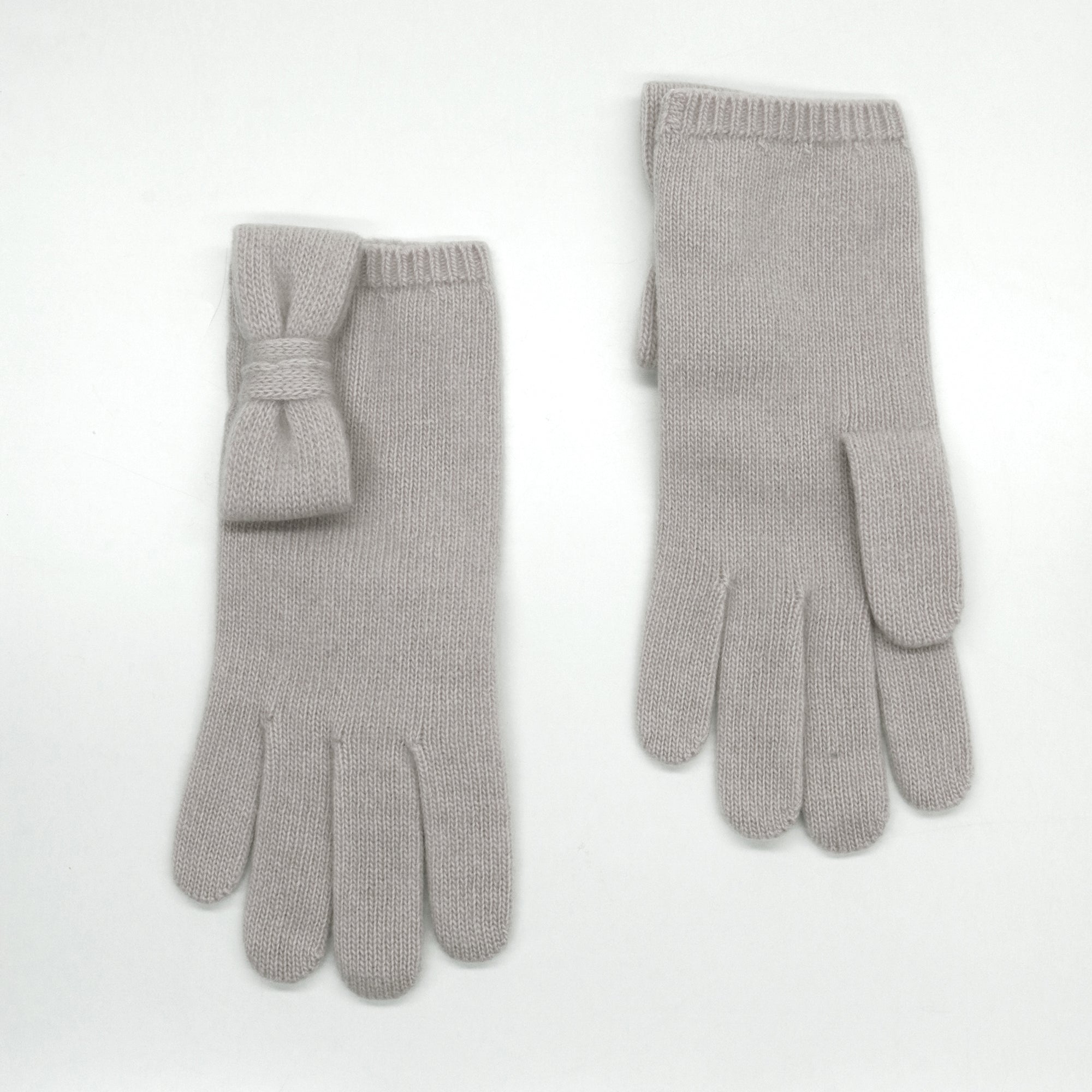 Cashmere Gloves - Bow
