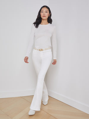 TESS CREW NECK LNG SLV