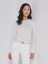 TESS CREW NECK LNG SLV