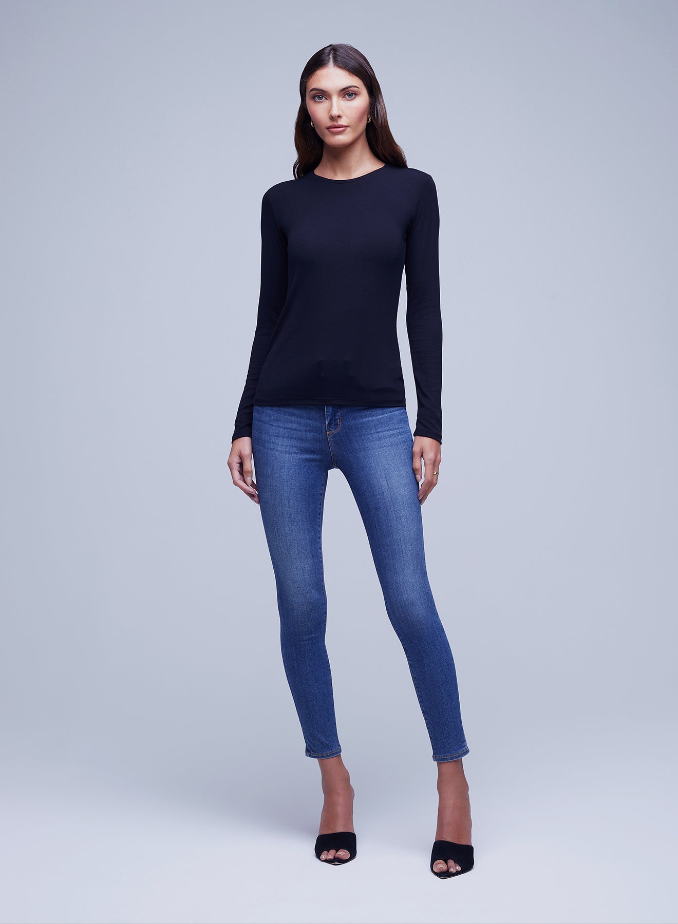 TESS L/S CREW NK TEE
