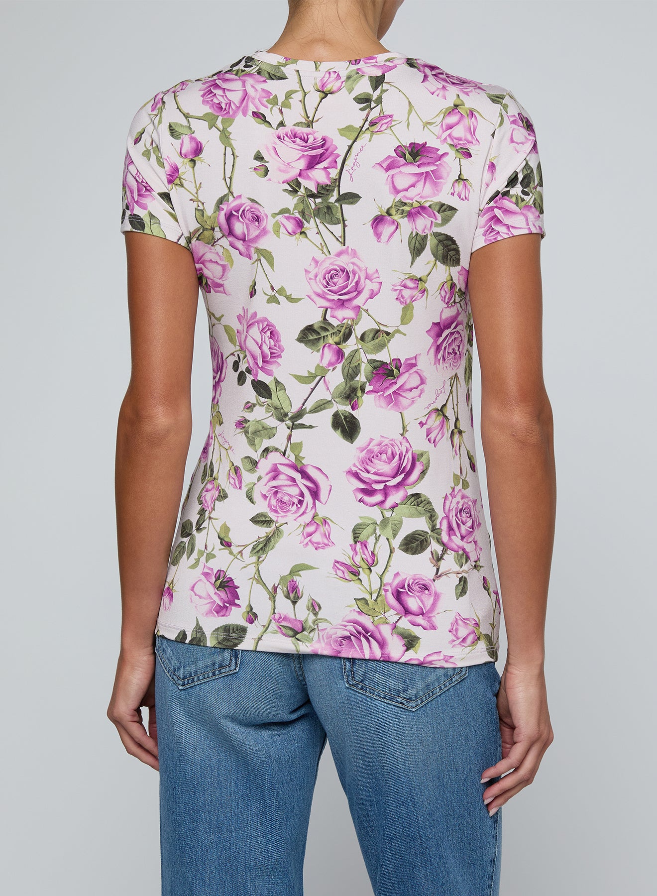 RESSI S/S CREW PRPL ROSE