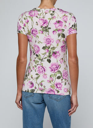 RESSI S/S CREW PRPL ROSE