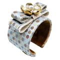 Chanel Dot Silk Necktie Bracelet
