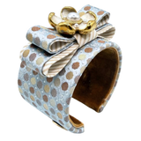 Chanel Dot Silk Necktie Bracelet