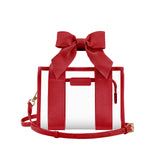 Clear Stadium Bag with Bow