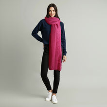 Cable Cashmere Wrap