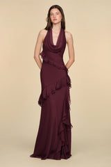 Marisol Cowl Neck Gown