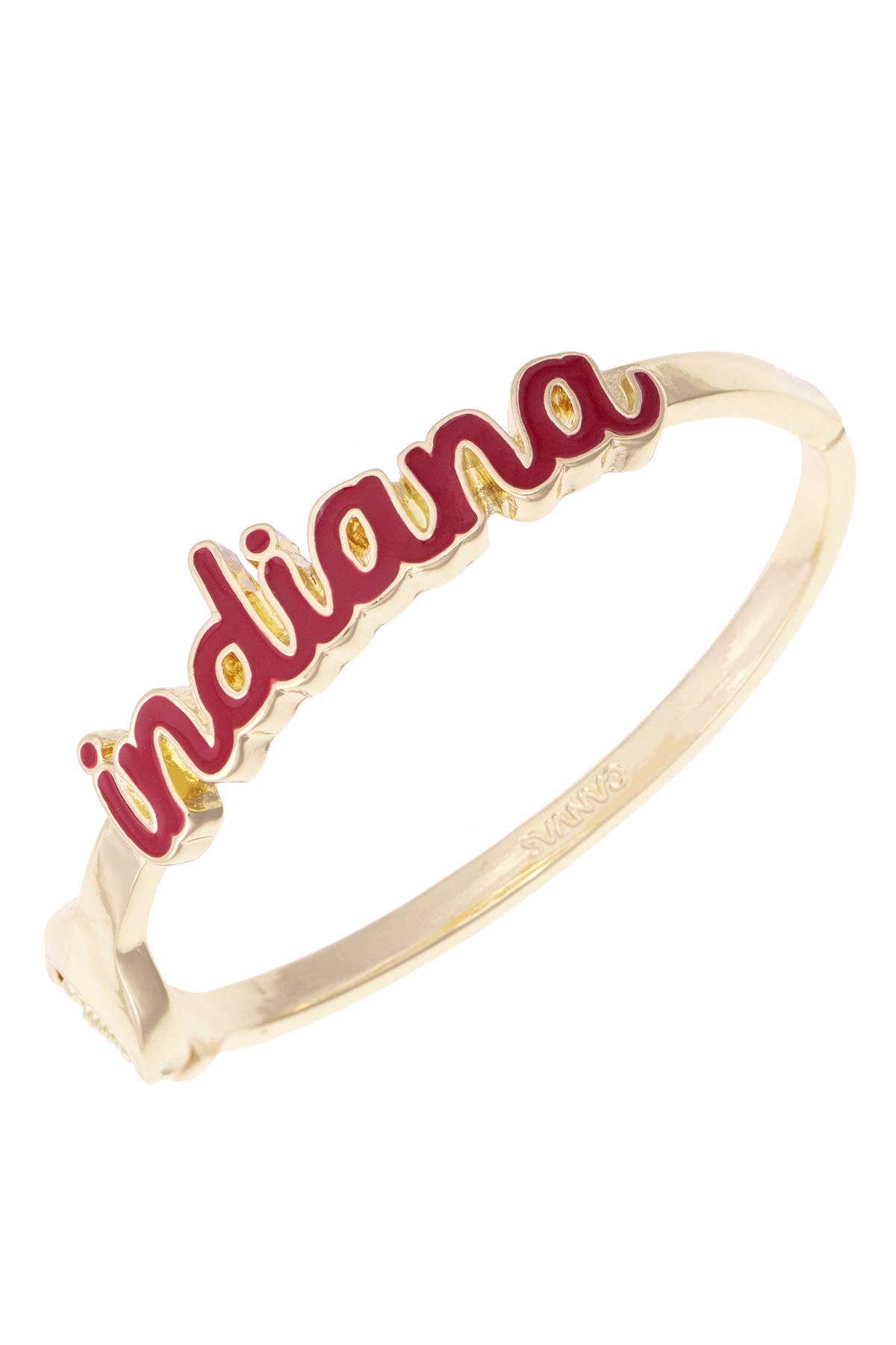 Indiana Hoosiers Enamel Hinge Bangle