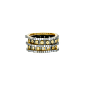 Two Tone 5-Stack Ring