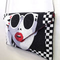 Beaded Check/Pop Art Crossbody