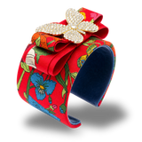 Gucci Flora Butterfly Cuff Bracelet