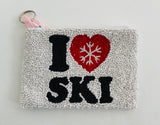 I love Ski Coin Purse