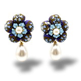 Chanel Camellia Drop Earrings