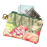 Gucci GG Bouquet Vintage Silk Scarf Keychain Bag