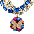 Gucci Butterfly Vintage Silk Necklace