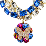 Gucci Butterfly Vintage Silk Necklace
