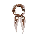 "Retro Polka" Silk Diamond Neckerchief