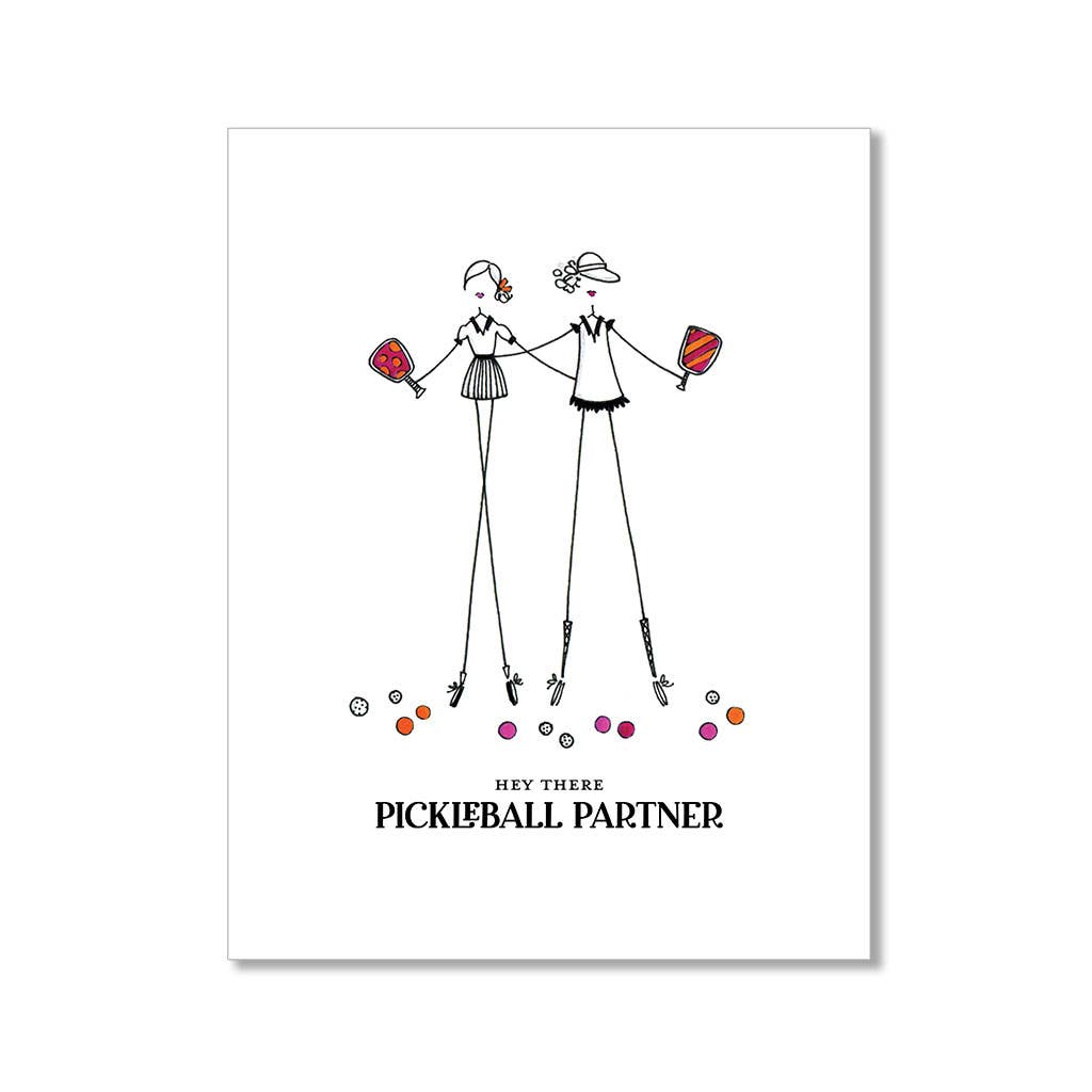 "PICKLEBALL PARTNER" ANYTIME CARD: SINGLE