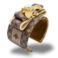 Gucci Gold Bumblebee Cuff Bracelet