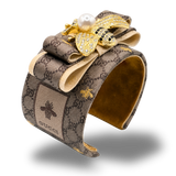 Gucci Gold Bumblebee Cuff Bracelet