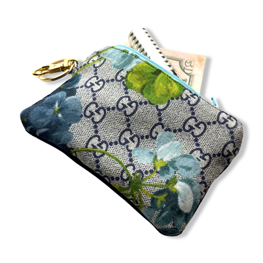Gucci Logo Silk Scarf Keychain Bag
