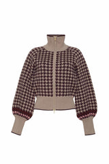 Houndstooth Multi Taupe