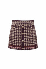 Houndstooth Multi Taupe