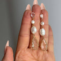 Clarity Pearl & Crystal Earrings