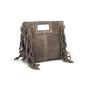 Suede Fringe Handbag