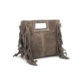 Suede Fringe Handbag