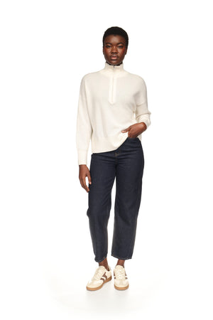 BRYANNA TRIM HALF ZIP