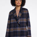 Reversible Check Coat