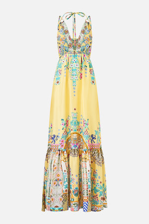 TIERED DRESS WITH HARDWARE