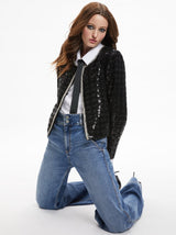 Sequin Tweed Jacket