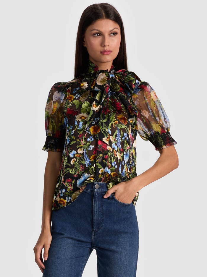 Brentley Tie Blouse