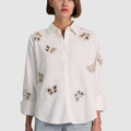 Finely Embellished Button Down