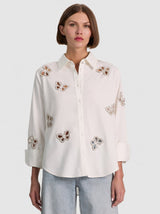 Finely Embellished Button Down