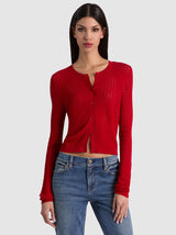 Carson Pointelle Cardigan