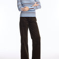 Henley Stripe L/S Tee