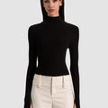 Roberta Ribbed Turtleneck