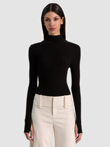 Roberta Ribbed Turtleneck