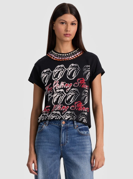 Maxi Cropped Band Tee