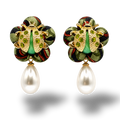 Gucci Belt Print Ladybug Drop Earrings