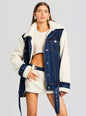 Mink Teddy Denim Jacket